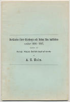 Ber&auml;ttelse &ouml;fver G&ouml;teborgs och Bohus l&auml;ns hafsfisken under 1896--1897, afgifven af Kong. maj:ts befallningshafvande.