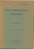 Lifvets utbredning genom v&auml;rldsrymden. (Separat ur Nordisk tidskrift.)
