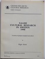 Saami Cultural research in Sweden 1990
