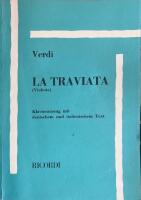La Traviata (Violetta) Klavierauszug mit deutschem und italienischem T