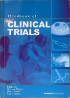 Handbook of Clinical Trials