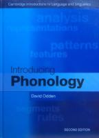 Introducing Phonology (Cambridge Introductions to Language and Linguistics)