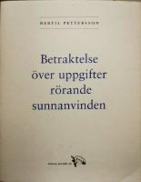 Betraktelse &ouml;ver uppgifter r&ouml;rande sunnanvinden