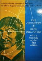 The Geometry of Ren&eacute; Descartes: with a Facsimile of the First Edition (Dover Books on Mathematics)