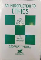 An introduction to ethics : five central problems of moral judgement