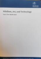 Nihilism, art, and technology