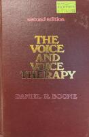 The Voice and Voice Therapy