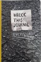 Wreck this journal everywhere