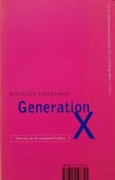 Generation X - Tales For An Accelerated Culture
