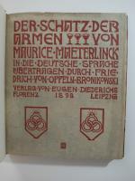 Der Schatz der Armen. - In die deutsche Sprache übertragen durch Friedrich von Oppeln-Bronikoswki
