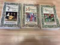 Tre b&ouml;cker med medeltida mystika texter