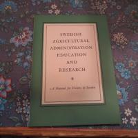 Swedish agricultural administration and research