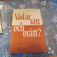 Vad &auml;r r&auml;tt och or&auml;tt