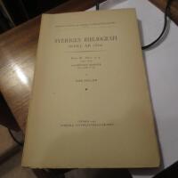 Sveriges bibliografi intill &aring;r 1600 band 3 h&auml;fte 3-4