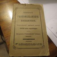 Tidningen f&auml;dernelandets redaktion 