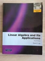 Linear algebra and its applications