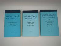 Andr&eacute; Oscar Wallenberg Volym 1-3 