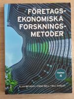 F&ouml;retagsekonomiska forskningsmetoder