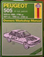 Peugeot 505 owners workshop manual