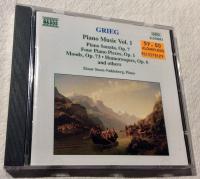 Grieg, Piano Music Vol 1, Piano Sonata Op 7 / Four Piano Pieces Op 1/ Moods Op 73 / Humoresques Op 6 and others
