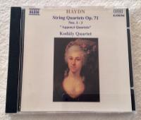 Haydn, String Quartets Op 71, Nos 1 &ndash; 3 Apponyi Quartets