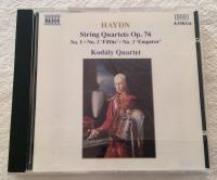 Haydn, String Quartets Op 76, No 1, No 2 Fifths, No 3 Emperor 