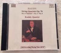 Haydn, String Quartets Op 76, No 4 Sunrise, No 5, No 6