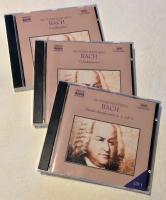 De stora m&auml;starna J S Bach CD1 Brandenburgkonsert nr 1, 2 & 3, CD2 Violinkonserter, CD3 Orgelfavoriter