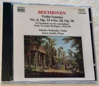 Beethoven, Violin Sonatas No 4, Op 23, No 10, Op 96, 12 Variations on Se vuol ballare from Le nozze di Figaro WoO 40
