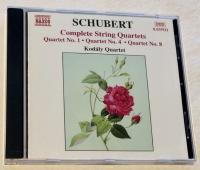Schubert, Complete String Quartets, Quartet No 1, Quartet No 4, Quartet No 8