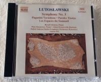 Lutoslawski, Symphony No 3, Paganini Variations, Paroles Tiss&eacute;es, Les Espaces du Sommeil