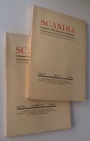 SCANDIA Tidskrift f&ouml;r historisk forskning Band XII:1 och XII:2, &Aring;rg&aring;ng 1939
