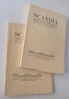 SCANDIA Tidskrift f&ouml;r historisk forskning Band XV:1 och XV:2, &Aring;rg&aring;ng 1943