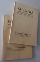 SCANDIA Tidskrift f&ouml;r historisk forskning Band XX:1 och XX:2, &Aring;rg&aring;ng 1950