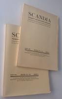 SCANDIA Tidskrift f&ouml;r historisk forskning Band XXI:1 och XXI:2, , &Aring;rg&aring;ng 1951-1952