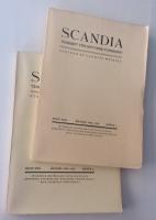 SCANDIA Tidskrift f&ouml;r historisk forskning Band XXII:1 och XXII:2, , &Aring;rg&aring;ng 1953-1954