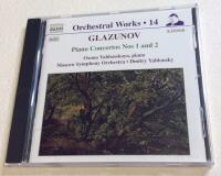 Orchestral Works 14, GLAZUNOV Piano Concertos Nos 1 and 2
