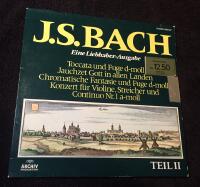 J S BACH Eine Liebhaber-Ausgabe, Toccata und Fuge d-moll, Jauchzet Gott in allen Landen, Chromatische Fantasie und Fuge d-moll, Konzert f&uuml;r Violine, Streicher und Continuo Nr 1 a-moll