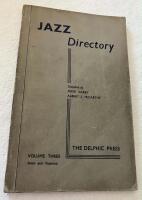 JAZZ DIRECTORY, the Directory of recorded Jazz and Swing Music Volume three