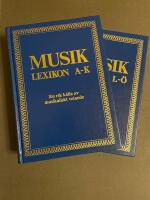 Musiklexikon A-K och L-&Ouml;, 2 delar