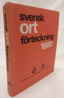 Svensk ortf&ouml;rteckning : 1980