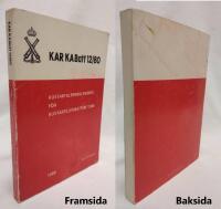 Kustartillerireglemente f&ouml;r kustartilleribatteri KAR KABatt 12/80