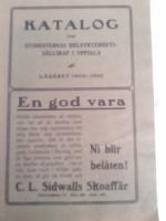 Katalog &ouml;ver studenternas helnykterhetss&auml;llskap i Uppsala l&auml;s&aring;ret 1909-1910
