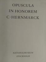 Opuscula in honorem C. Hernmarck 17.12.1966