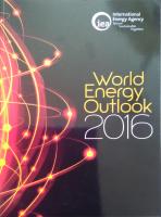 World Energy Outlook 2016