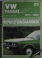 V W Passat 1973-1980 L, LS, TS, GLS, LD 1973-1980 Reparationshandbok