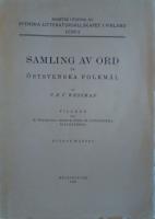 Samling av ord ur &ouml;stsvenska folkm&aring;l. Fj&auml;rde h&auml;ftet