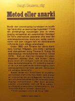 Metod eller anarki : moderna teorier om vetenskapens v&auml;sen och metoder