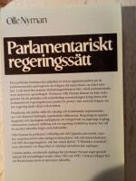 Parlamentariskt regeringss&auml;tt : en av statsskickets grunder