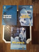 Svenska fotbollf&ouml;rbundets tr&auml;narutbildning C,  Spelregler f&ouml;r fotboll 2019, Spelregler f&ouml;r  barn - och ungdomsfotboll samt Fotbollens spela, lek och l&auml;r